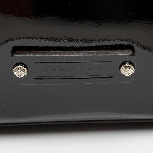 Salvatore Ferragamo Patent Leather Zip Side Tote - Picture 15 of 15